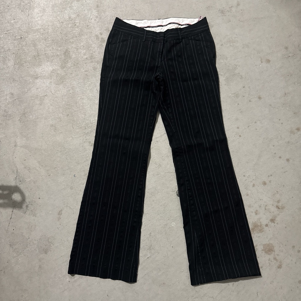 The Limited Black Pinstripe Trousers